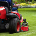 What can you not do with a riding lawn mower?
