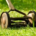What is the push lawn mower called?