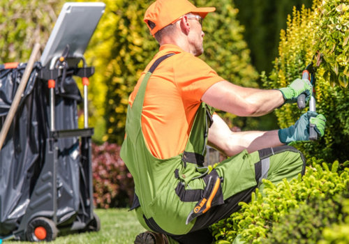 How do lawn business get customers?